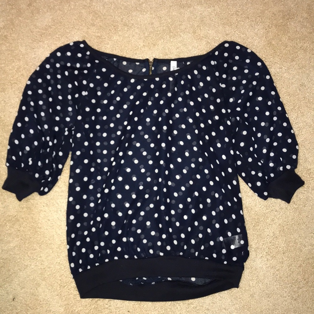 Aeropostale Polka Dot Shirt